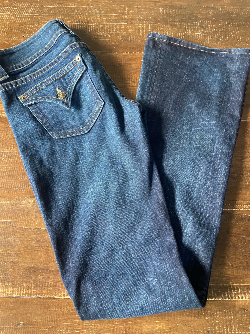 Hudson Jeans Women's low rise y2k Flap Pocket Bootcut Jeans size 28
